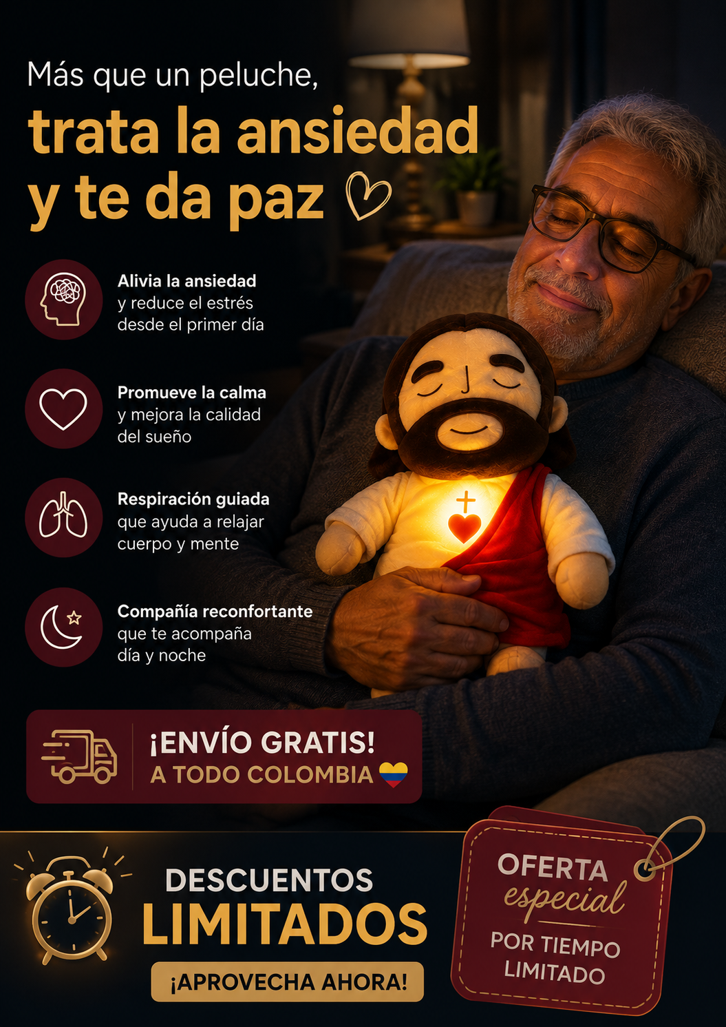 PELUCHE JESUS RESPIRA PROMOCION